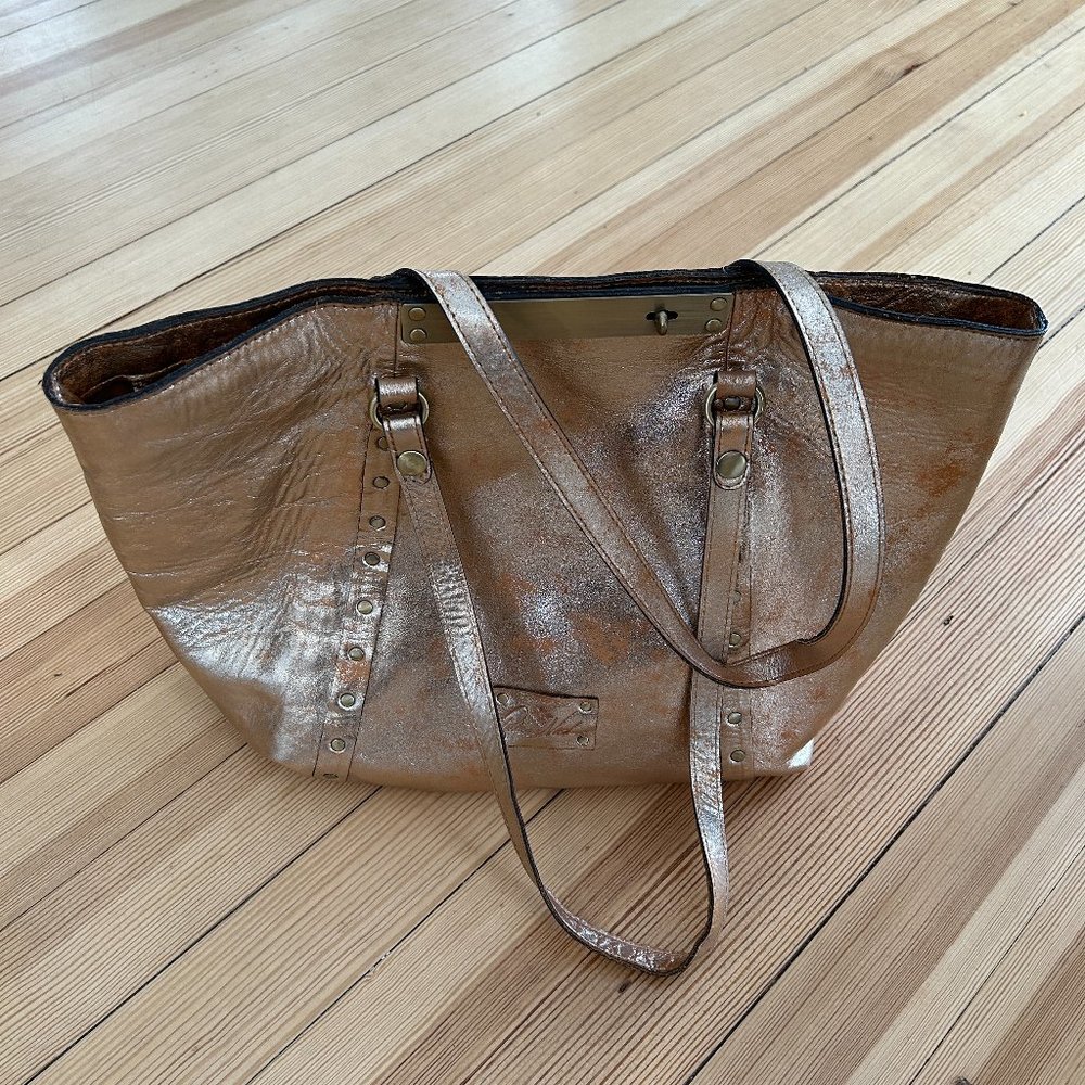 Patricia Nash Benvenuto Gold Tote